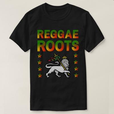 Lion of Juda Reggae Roots Rastafari Rasta TShirt 100 Cotton ONeck Short Sleeve Summer Casual Mens Tshirt Streetwear