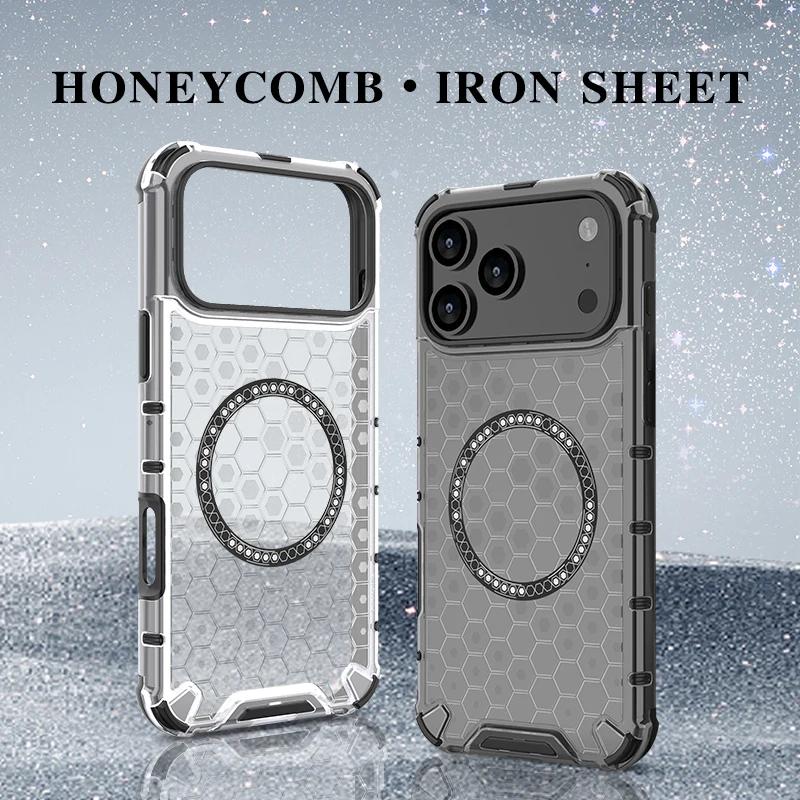 Armor Enhanced Anti-Drop Rugged Phone Case For IPhone 17 Air 16 E 15 14 Plus 13 12 11 Pro Max Magnetic Charge Soft Bumper Cover