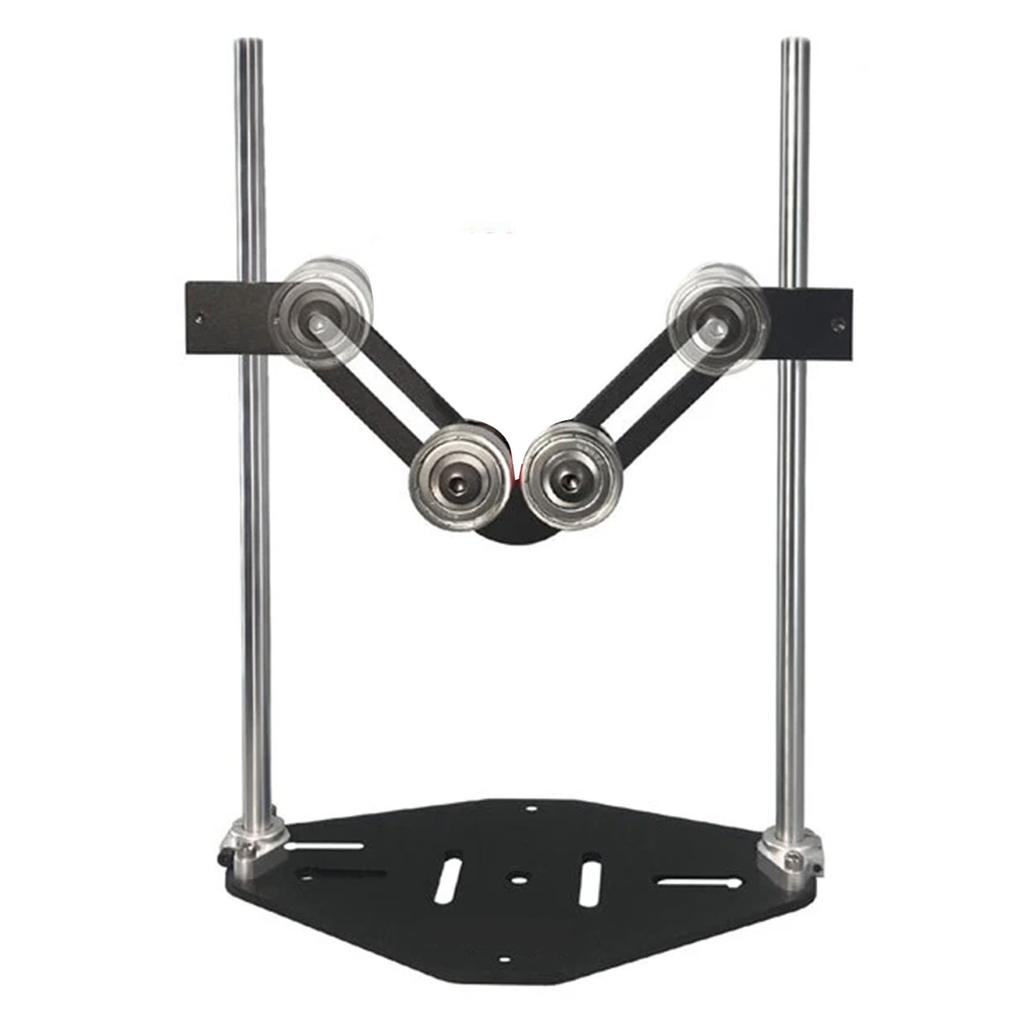 Supporto Reggiritenuta a V 100KG Portata Altezza Regolabile Doppio Supporto a Rulli per Tubo Tondo