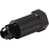 6AN Female To 6AN Male Inline Roll Over Breather Vent Valve Fitting Aluminum Black