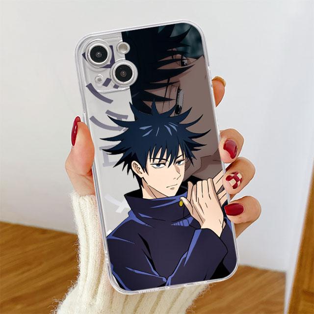 

Прозрачный чехол с серийным аниме Jujutsu Kaisen Gojo Satoru для Apple iPhone 11 14 13 12 Pro 7 8 Plus XR X XS Max 6 6S, чехол для телефона iPhone 14 Plus