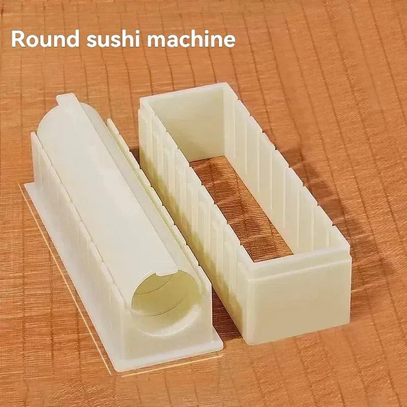 Sushi Maker Equipment Kit Plastic Sushi Rolls Mold Round Square Heart-shaped Sushi Making Tools Cake Roll Mold Kitchen Tools