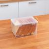 Clear Bread Storage Box with Lid Multifunction Organize Box Household for Kitchen Dining Room Sealing Holder