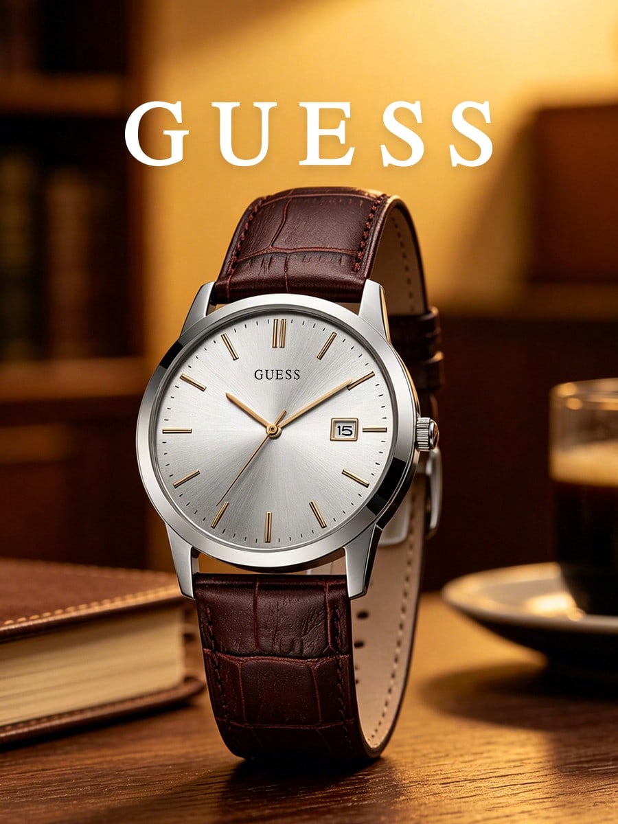 GUESS Men s Quartz watch W0998G2 коричневый