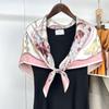 Silk Satin Square Scarf Women'S 90Cm Mulberry Silk Silk Scarf Style Spring Versatile