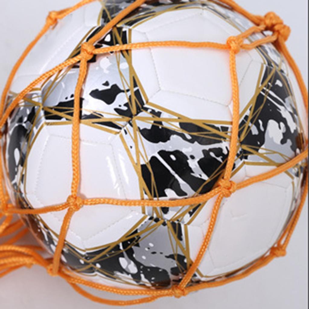 Soccer Kick Trainer Net with Soccer Locked Net Designs, Soccer Bungee Training Juggling Net Fits Soccer Size 3, 4, 5