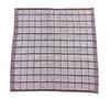 Commercial-grade Hand Towels (oshibori), Brown, Small Checkered Pattern, 70 Momme, 120-piece Set.