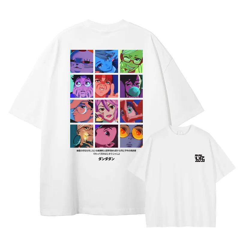 

Anime Dan Da Dan T Shirt Oversized Vintage Washed Dandadan Tshirts Streetwear Retro Manga Ayase Momo Takakura Ken Tops Tees Men S