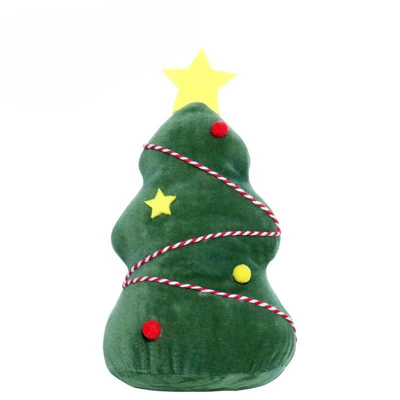 Christmas Decorations - Cute Christmas Mushroom Wreath Figurines, Plush Dolls, Ornaments, Christmas Gift Figurines