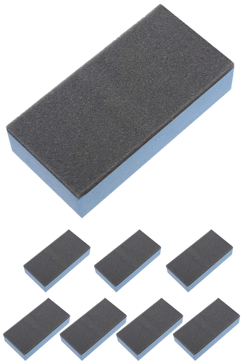 

Garacoat Sponge, Dedicated Application Sponge, Double Layer Construction, Set of 8, Car, Motorcycle, Car Wash, Car Shampoo, Easy Maintenance b. Set of 8 чёрный