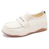 Women's loafers Sneakers Height Increase Leather Platform Casual Thick Sole Elevator Shake Shoes