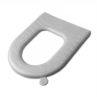 Saplı EVA Klozet Kapağı Yeniden Kullanılabilir Closestool Mat Yumuşak Klozet Minderi Lavabo