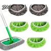 Household Cleaning Mop Accessories Microfiber Chenille Pad Washable Reusable Replacement Cover Elastic Absorbent Refills Design Mopping Pad for Wet