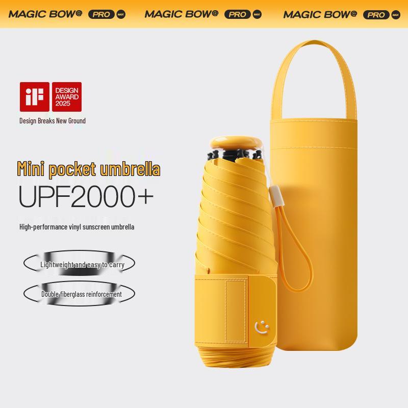 Mini ultralehké kapslové deštníky: Dámský opalovací krém a ochrana proti UV záření s vlastní reklamou.