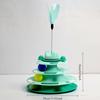 3/4 Levels Cats Toy Tower Tracks Cat Toys Interactive Cat Intelligence Training Amusement Plate Tower Pet Products Cat Tunnel