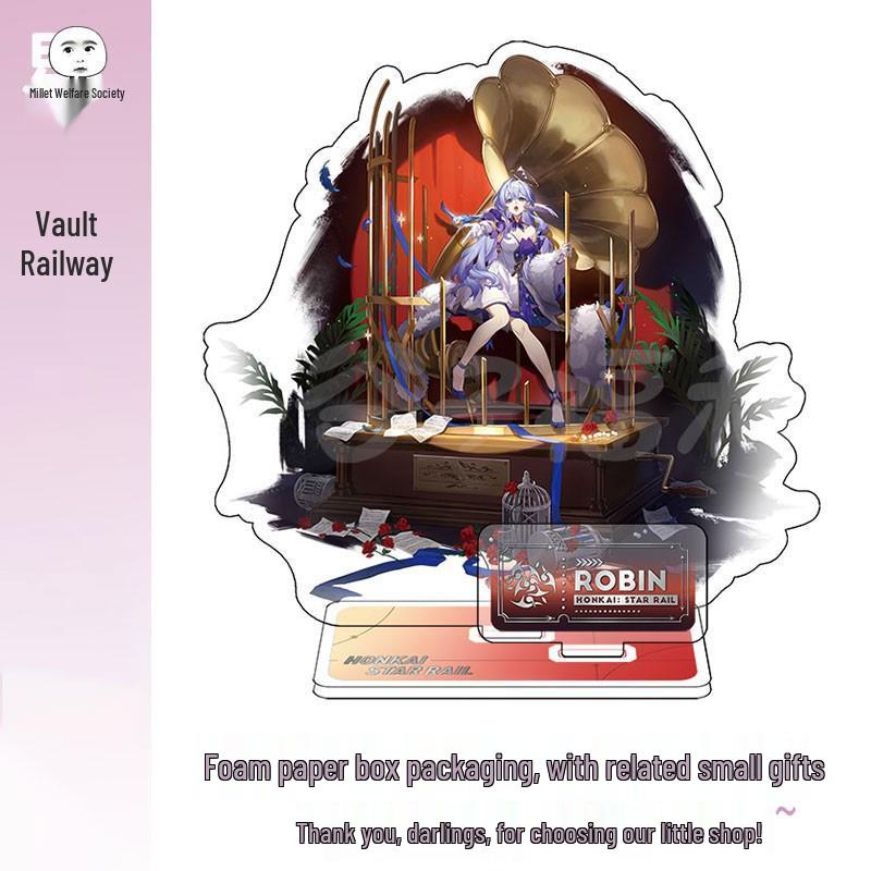 miHoYo Star Rail Firefly Dan Heng Luna Figurine Set: Acheron, Aventurine, Kafka, Silver Wolf, Jingliu, Xueyi Standees