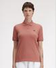[G6000] Women'S Plain Fred Perry Shirt - Putty Pink/Black Afpf2516000-Z12