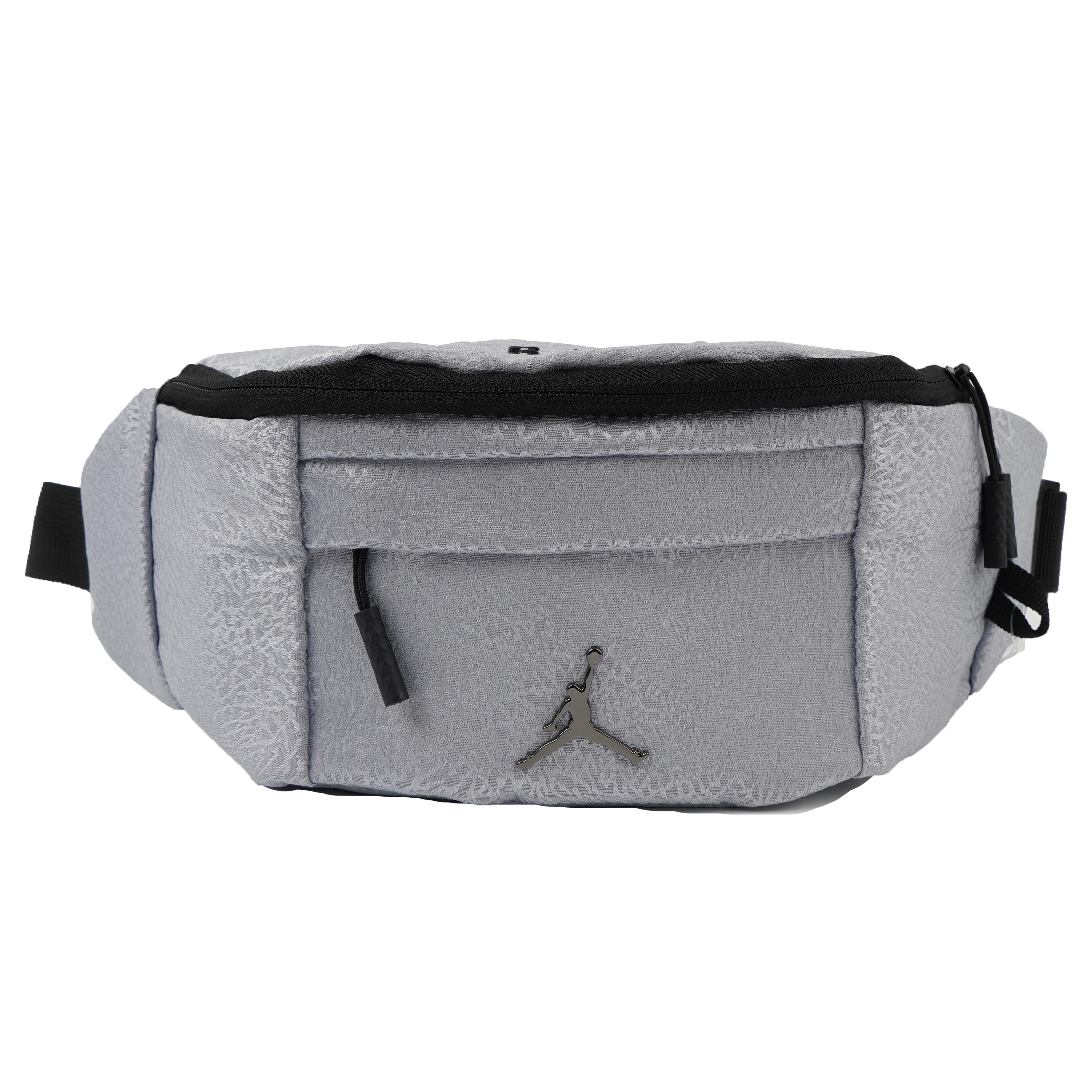 

New Jordan Polyester Sling Bag, Crossbody Bag, Fanny Pack Regular Unisex Gray JD2143032GS-002 36.8*8.9*12.7CM