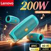 Lenovo Portable TF USB Bluetooth Speaker Dual Stereo Subwoofer Outdoor Wireless Playback FM Voice Broadcasting Speaker