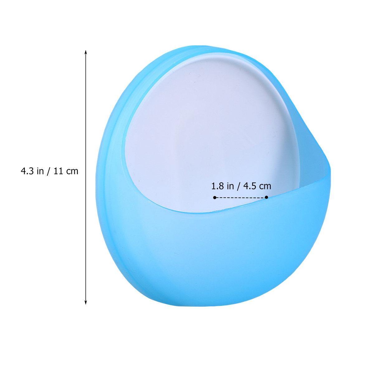 Multi-Functional ABS Plastic Suction Cup Soap Dish Candy Colors Wall-Mounted Bathroom Holder Drainable Soap Box for Shower Tiles синий
