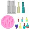 DIY Fondant Silicone Mold for Red Wine and Coke Bottle Cake Decoration