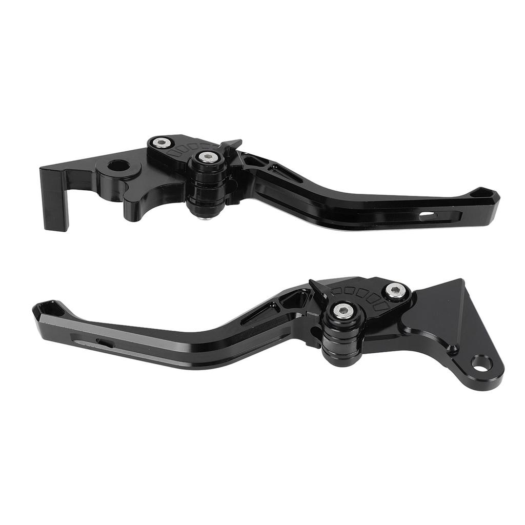 Pair of Motorcycle Brake Clutch Levers CNC Aluminum Alloy Adjustable Angle Ergonomic Brake
