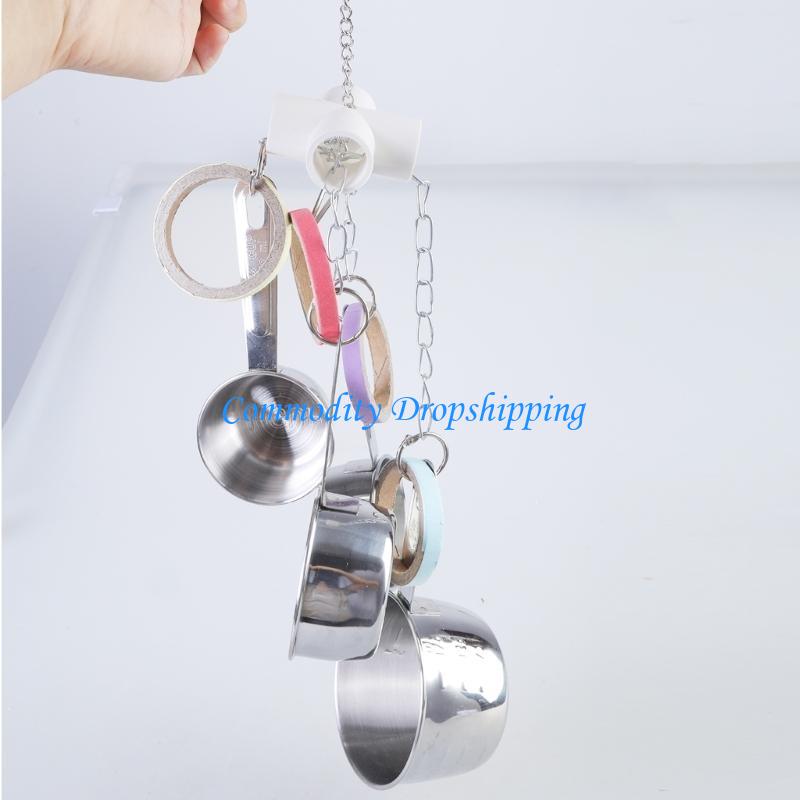 Y5JC Durability Stainless Steel Bird Toy Bird Boredom Relief Interactively Bird Toy China Mainland