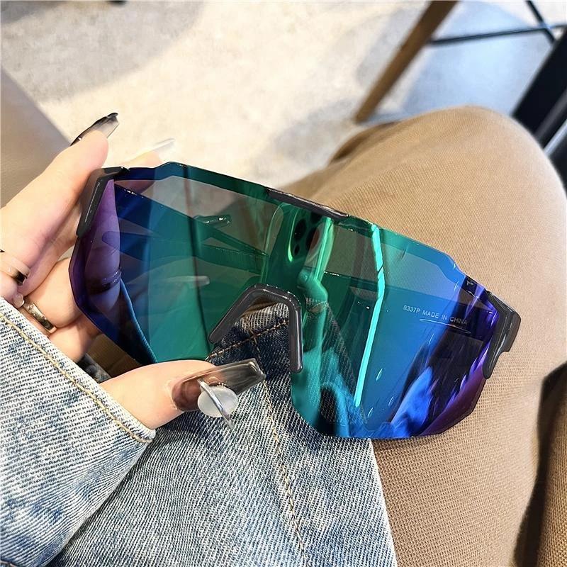 Cycling Sun Protection Glasses Large Frame Construction UV 400 Sun Protection Sunglasses UV Protection Outdoor Activity Outdoor Activity Sports 1PC