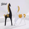 Simple Horse Design Accessory Minimalist Brooch White Black Alloy Lapel