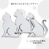 Catland Car Sticker Cat Shaped Emblem Cat Cat Cat Cool Stylish Plate Sticker Car