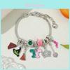 Evil Witch Cartoon Pendant Hand Chain With Electroplated Zinc Alloy For Men And Women