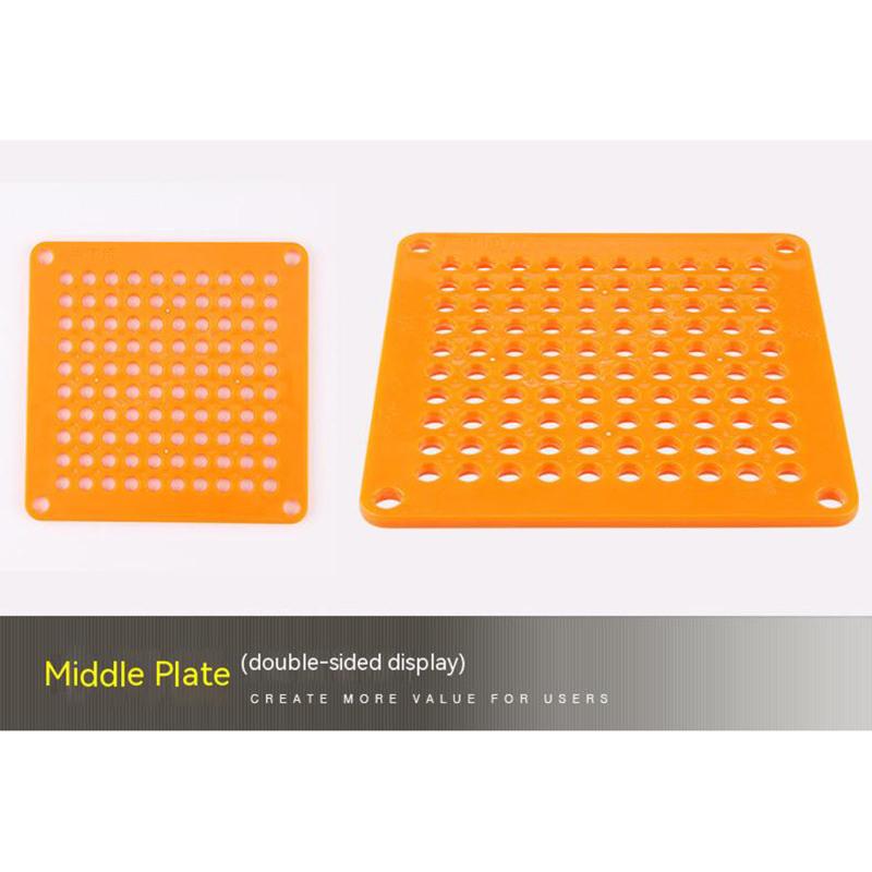 Manuelle Kapselbefüllmaschine Wiederverwendbar Lebensmittelqualität 100 Vertiefungen Kapselbefüller Mit Pulverleitblech