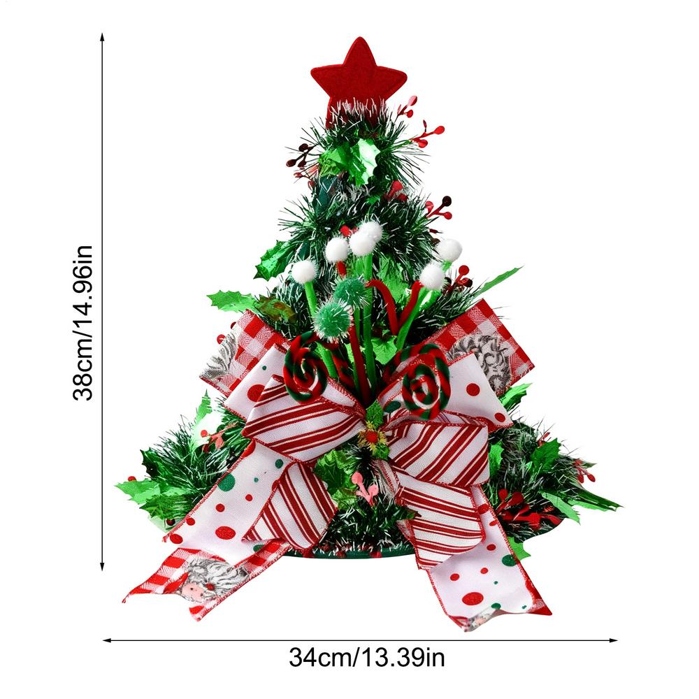 Christmas Tree Topper Party Decoration Christmas Tree Top Hat Christmas Hat Ornament Cloth Christmas Tree Decoration