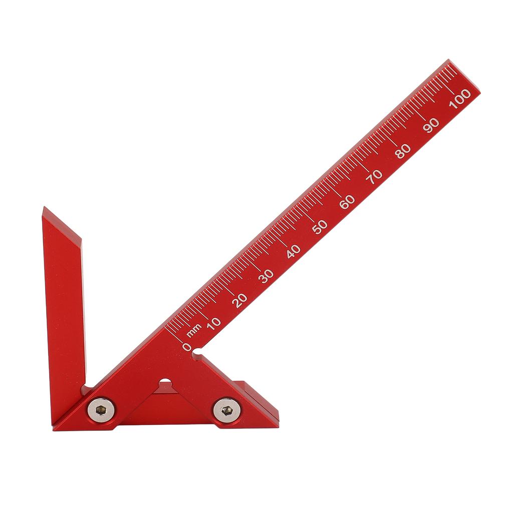 Center Gauge 105mm 45 degrees  90 degrees  Aluminum Alloy Line Ruler Measuring Scribing Tool for Woodworking