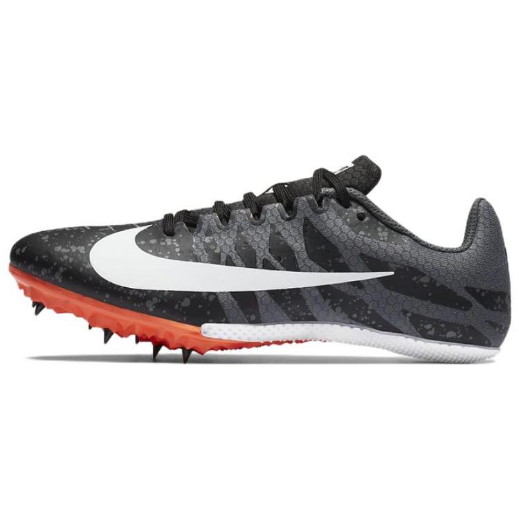 Nike Air Zoom Rival S 9 Spikes 'Paint Splatter Black Iron Grey' Women's