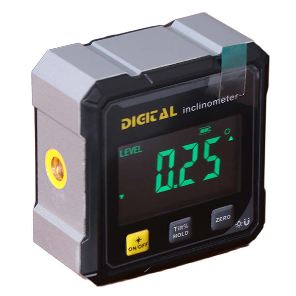 Magnetic Suction Level Protractor Inclinometer Four Sided Angle Gauge  Measurement Electronic Tool