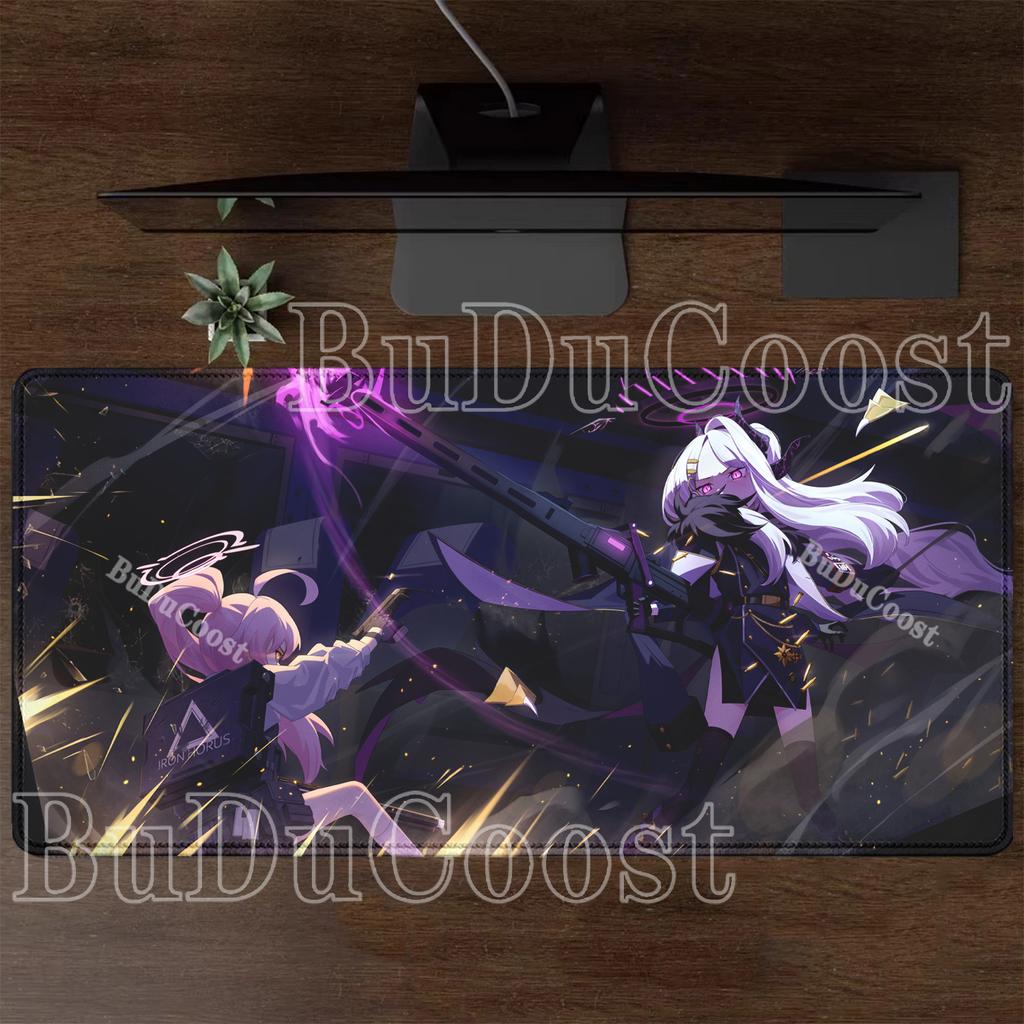 HD Printing Blue Archive Sorasaki Hina Large Mousepad Non-slip XXL Mouse Pad Keyboard Kawaii Anime Girl Overlock Office Desk Mat