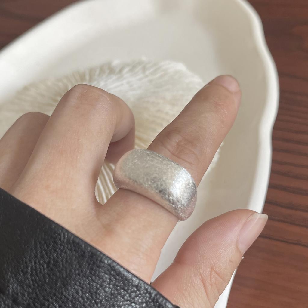 BF CLUB 925 Sterling Silver String Ring For Women Heart Jewelry Finger Open Handmade Shinning Rings Allergy For Birthday Gift