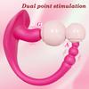 2 In 1 Powerful Vibrator Masturbation Tools for Women Vagina Anal Clitoris Stimulator Dildo Vibrator Adult Erotica Products