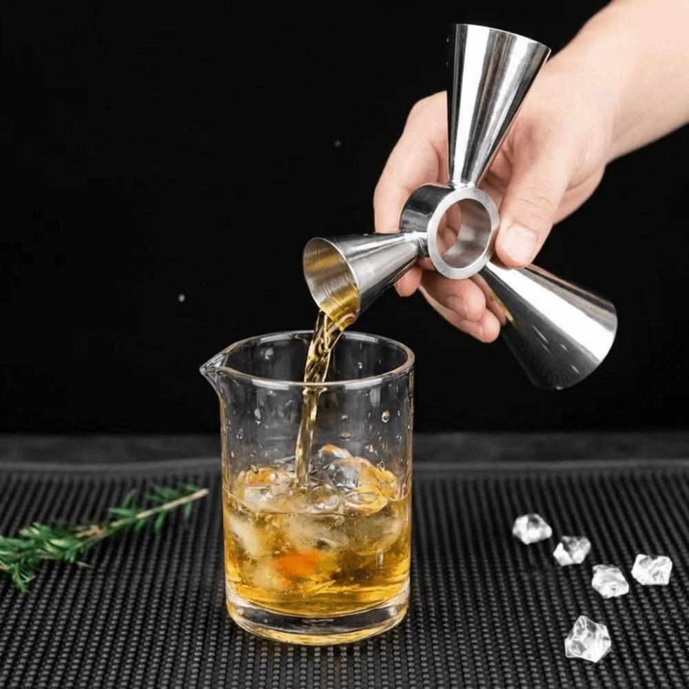 Professional 3-Ended Measuring Cup Multi-Capacity Drink Spirit Jigger Rotary Measuring Cup  Parties