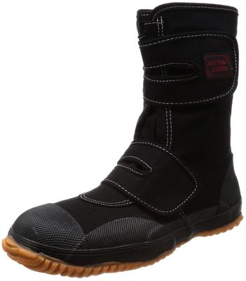 Safety Tabi High Quality Cotton For High 3cm 9952 BLACK [Fuji Tebukuro] Shoes, Shoes, Fabric, Places, Waterproof, Men's 27.0cm