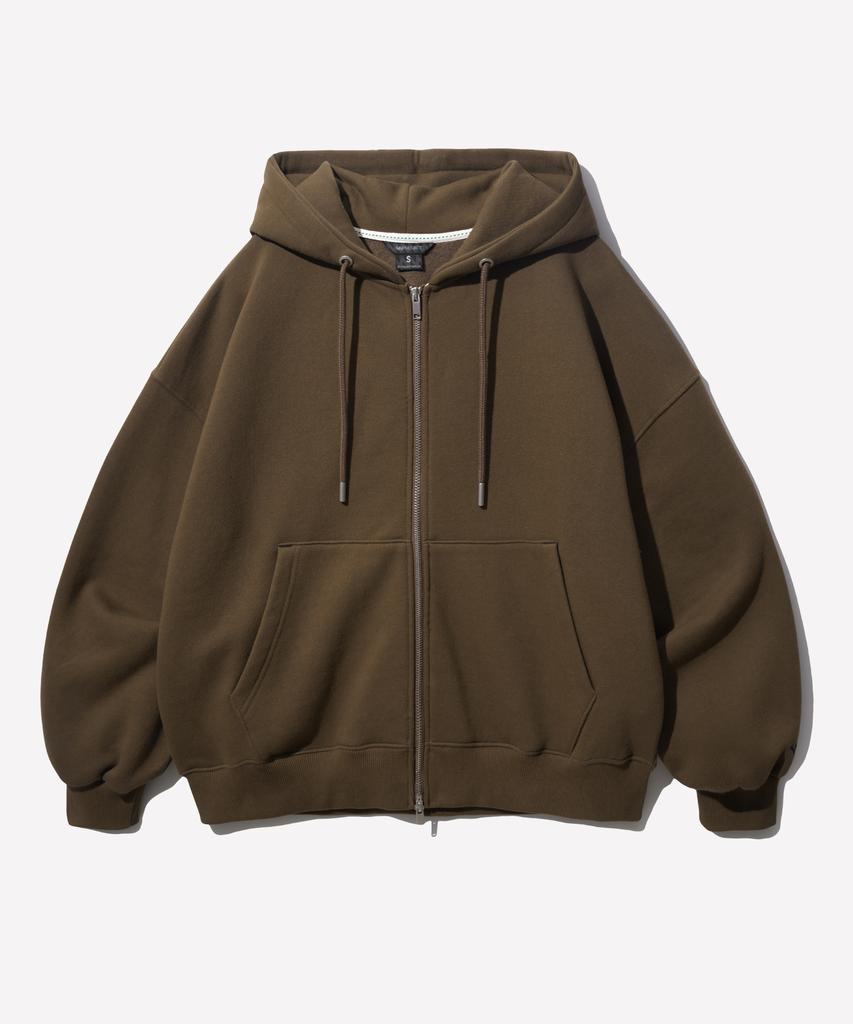 Wv Project Kani Hoodie Zip-Up Brown Mjhd7627