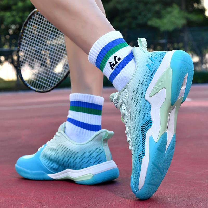 Badminton Shoes for Men Professional Sport Tennis Sneakers Suited for Outdoor Gym and Badminton Matches with Enhanced Traction