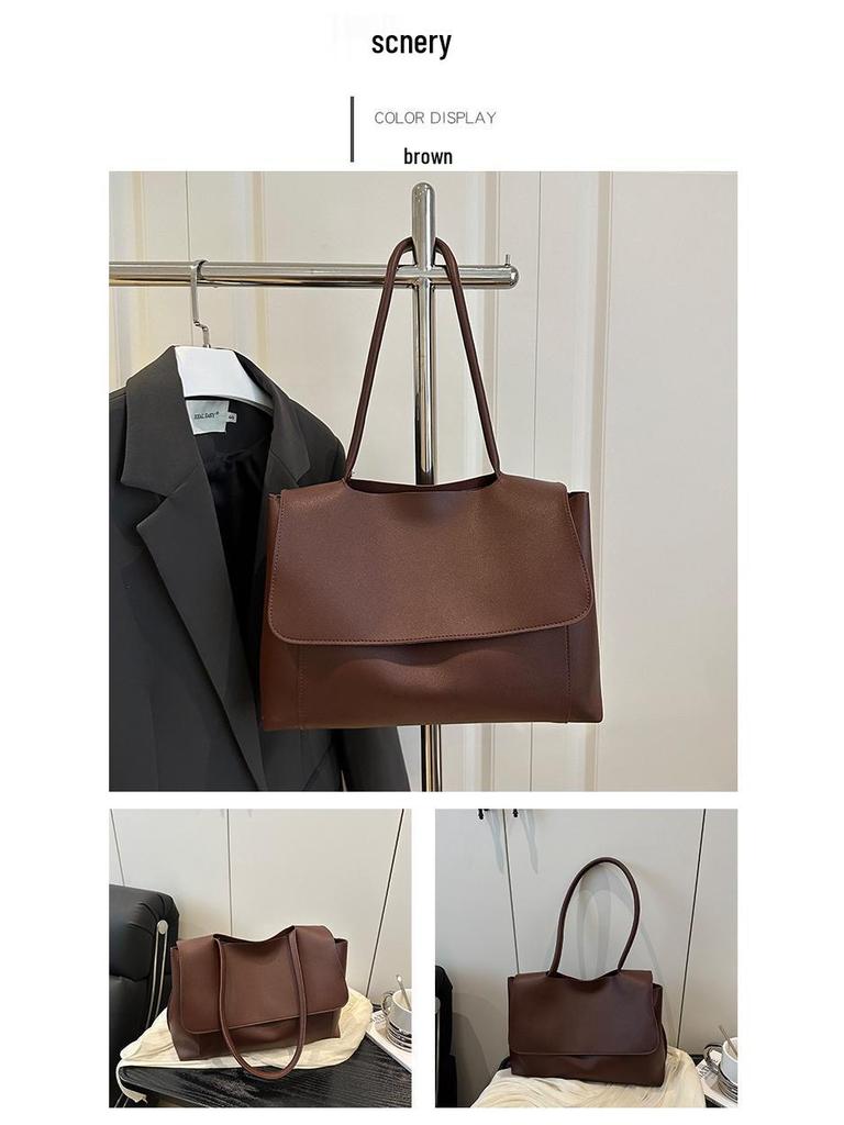 2025 Trendy Women's Soft-Sided Large Capacity Commuter Tote Crossbody Bag