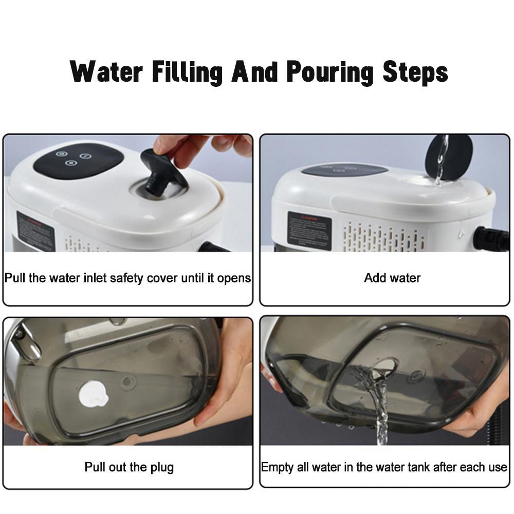 2500W Household Sterilization Steam Cleaner High Pressure High Temperature Handheld Kitchen Range Hood Steam Cleaning Machine