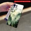 2DFlat Samsung Phone Case Misty Mountain Pine Forest Wallpaper Applicable To Galaxy S22 S23 S24 S25ULTRA S26 A12 A13 A14 A15 A16  A34 A35 A54 A55