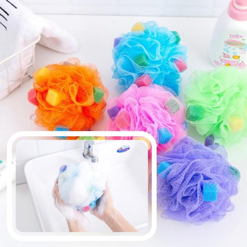 Shower ball, soft brush