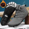 Winter Barefoot Snow Boots Men Women Casual Shoes Waterproof Outdoor Warm Climbing Boots Non-Slip Wear Resistant Sneakers