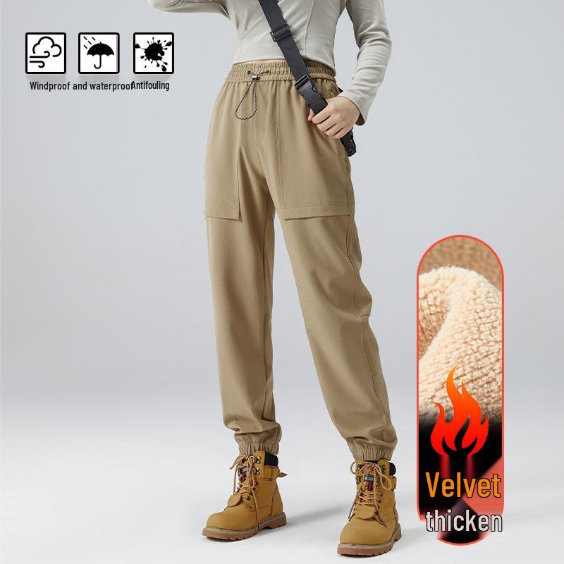 Pantalon de randonnée softshell coupe-vent et imperméable pour femmes de Bird, adapté aux sports de plein air et aux loisirs de printemps, d'automne et d'été.