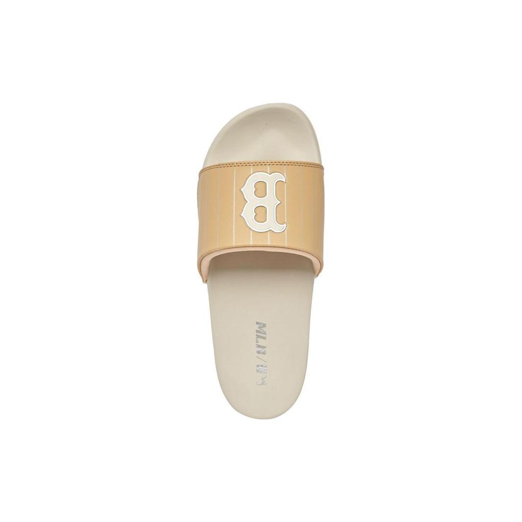 MLB Slipper Stitching Quiet Slip Resistant Abrasion Resistant Slide Slippers Unisex Yellow 3ALPAD333-43BGD